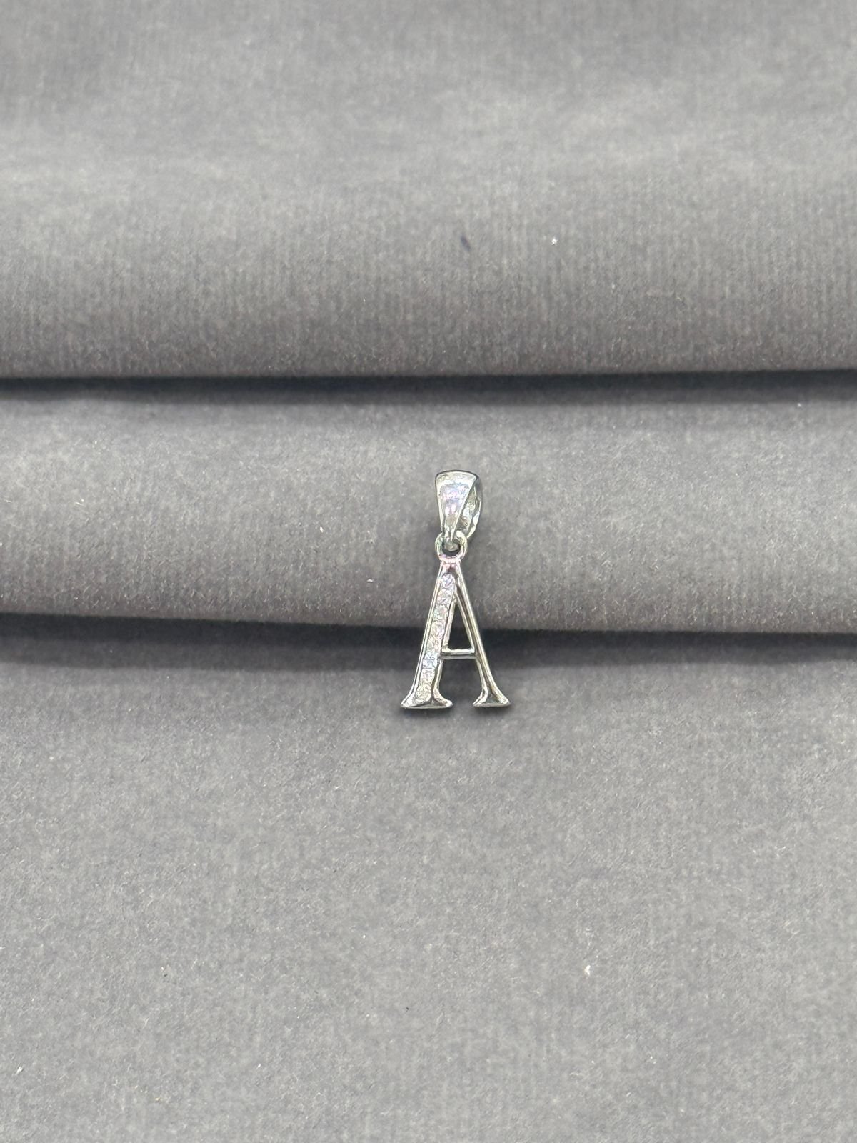 92.5 Elegant Silver Alphabet “A” Pendant